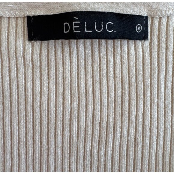 DÉLUC  Women's MODIGLIANI KNITTED TOP Size Medium - Picture 3 of 6